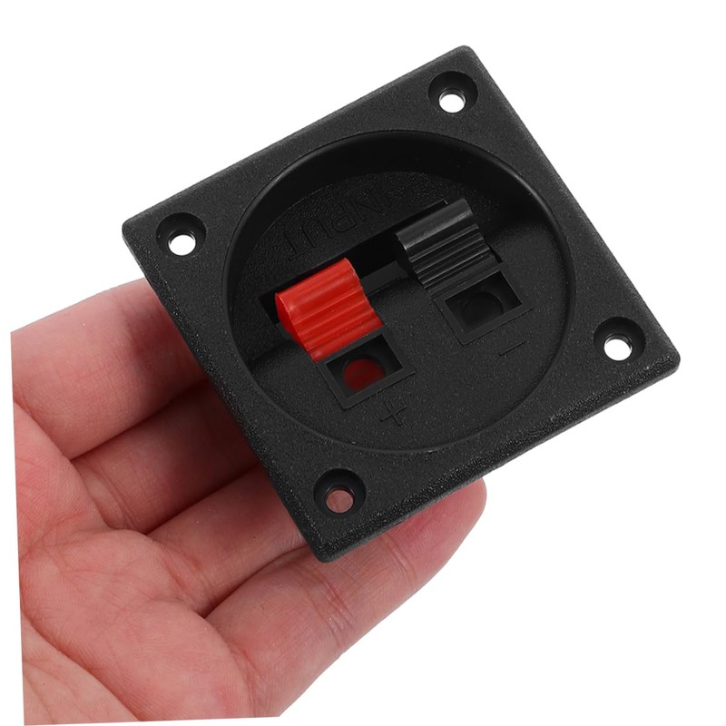 TEHAUX 2PCS Speaker Box Terminal Cup Connectors Square Binding Post