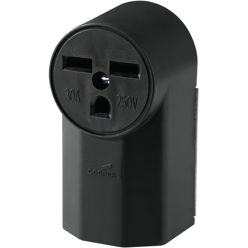 Eaton WD1232 30-Amp 2-Pole 3-Wire 240-Volt Surface Mount Power Receptacle,