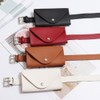 Lurrose Mini PU Belt Bag Beige Beige Size 1, beige