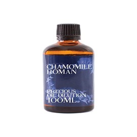 Mystic Moments | Chamomile Roman Precious Oil Dilution 100ml 3% Jojoba Blend Perfect for Massage, Skincare, Beauty and Aromatherapy