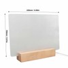 Dry Erase Board 220x150mm Acrylic White Planning Board Reusable with