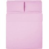 R&Z Plain Dyed Percale Polycotton Duvet Cover & 2 Pillow