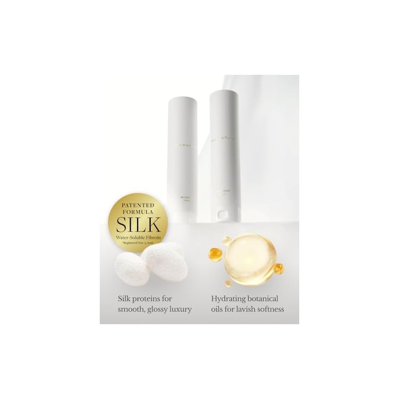 SILK THE RICH Set de champú y acondicionador Fórmula hidratante