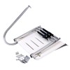 Pactrade Marine Boat Universal Swim Over Platform Mount Telescopic Ladder, 3 Step in/Outboard One Rail