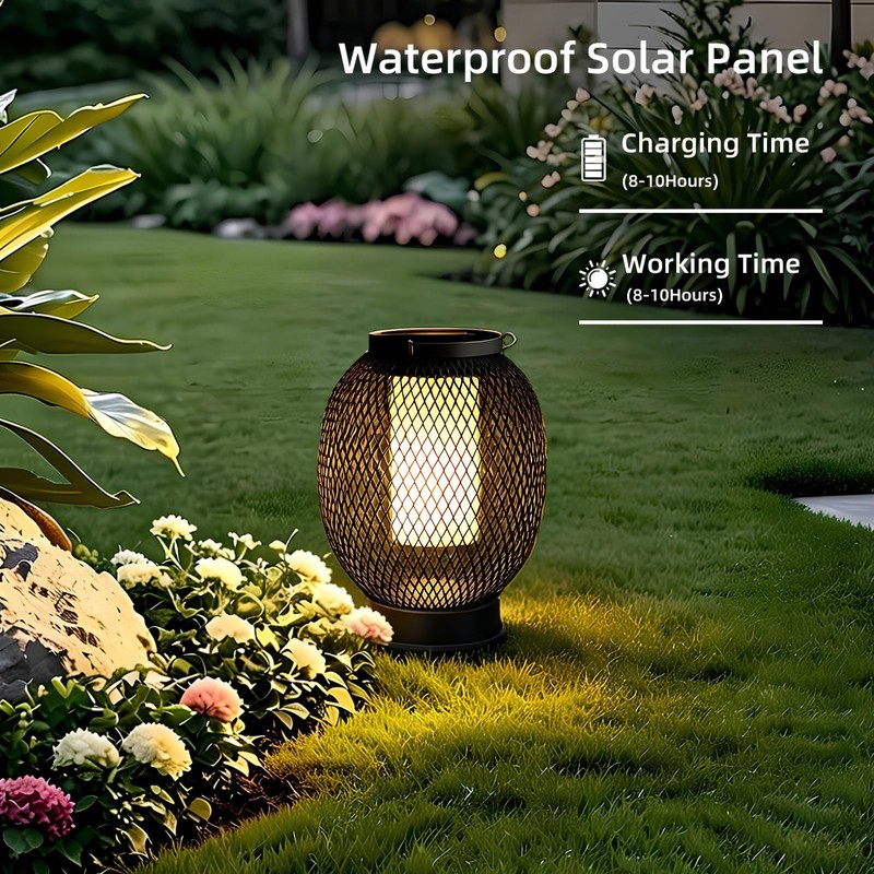 Solar Lanterns Outdoor Waterproof Garden Decor Gifts for Women Mom