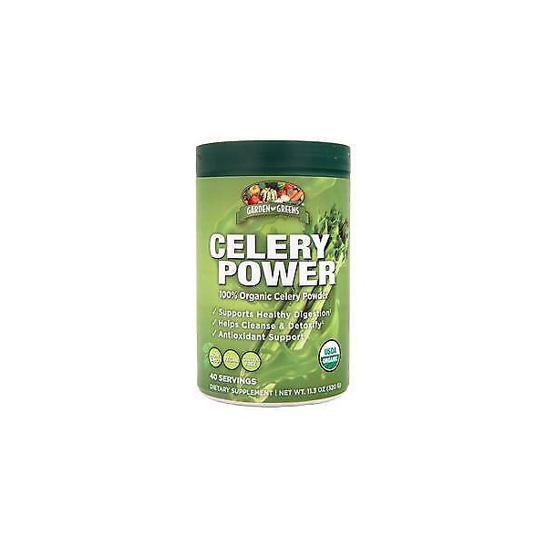 Garden Greens Celery Power - 100% Organic Celery Powder  11.3 oz