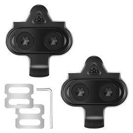Cleats Bicycle for Shimano SPD Pedals - Shoe Plates for Shimano Pedals SH51 with Non-Slip Plates, 12° Float, Suitable for Mountain Bike Cycling Shoes, with Wrench, 2-Hole Attachment