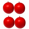 Biedermann & Sons Round-Shaped 2-3/8Inch Diameter Ball Candles, Set of
