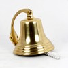 Nautical Aluminium Ship Bell 7 Inch Brass Chrome Hanging Marine