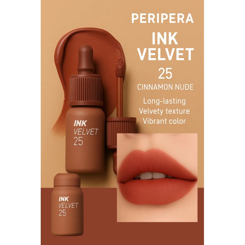 Peripera Ink Velvet #25 Cinnamon Nude