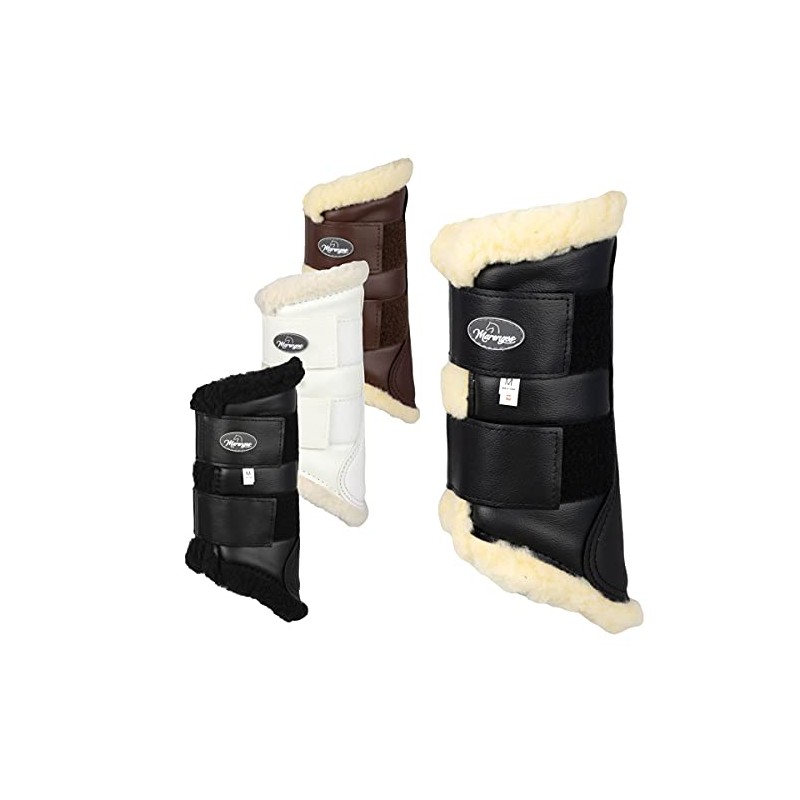 Marengos Soft Comfort Dressage Gaiters Black Warmblood