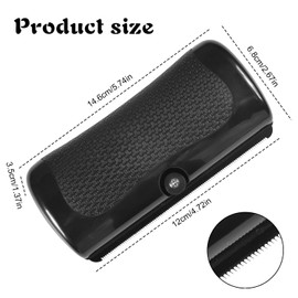 Deshedding Brush for Pets Deshedding Brush & Shedding Blade for Dogs & Cats, Wide Micro-Tooth Metal Blade Edge, Undercoat Grooming Tool for Short & Medium Coats, Effective Pet Hair Removal Supply