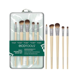 EcoTools, Daily Defined Eye Kit, Set de Brochas para Ojos, Maquillaje de Ojo, Definir y Difuminar, Modelo 1627
