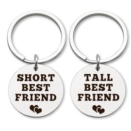 Matching Friendship Keychain for Women Christmas Gifts for Best Friend Friends Birthday Gift for Woman Long Distance Gifts for Best Friend Keychains for 2 Matching Keychains for Friends Bestie