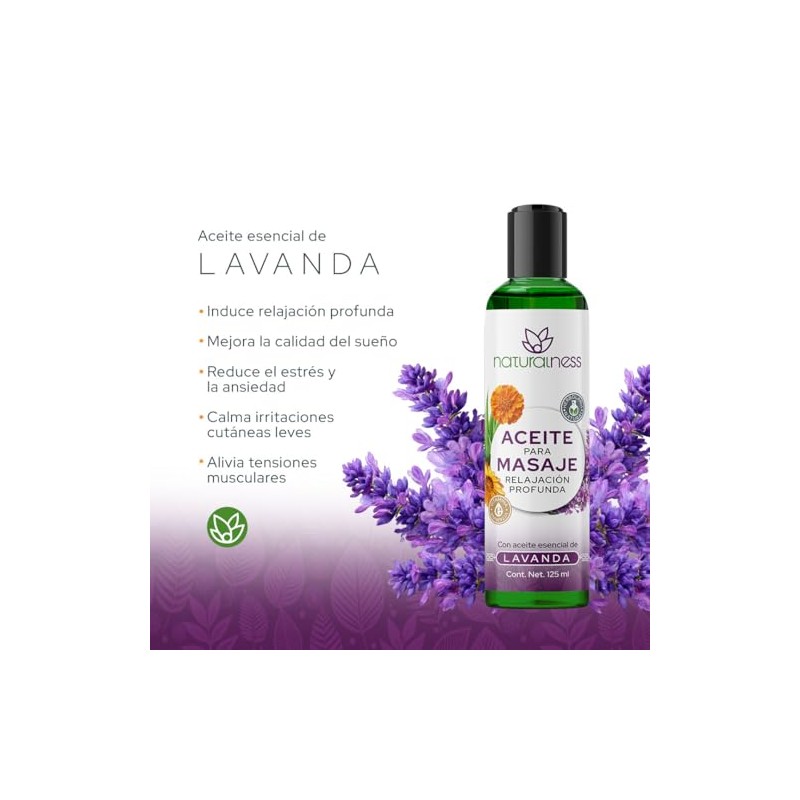 Aceite Relajante para Masaje Relajación Profunda Naturalness 125 ml –