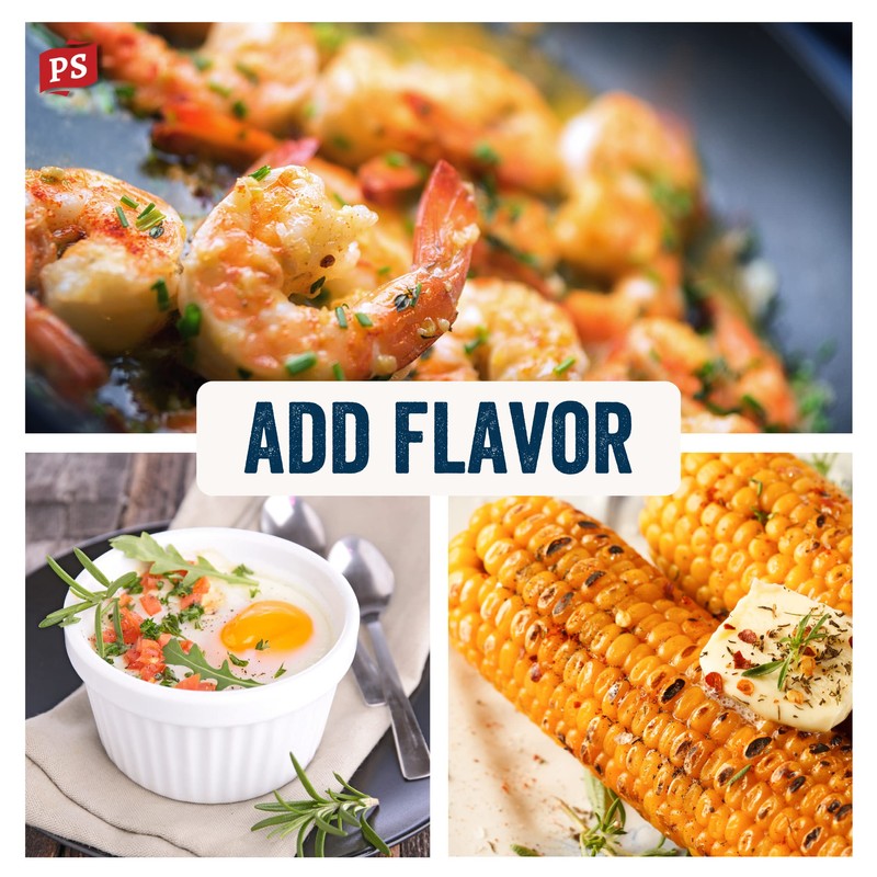 PS Seasoning Black Gold - All-Purpose Garlic Pepper Seasoning with