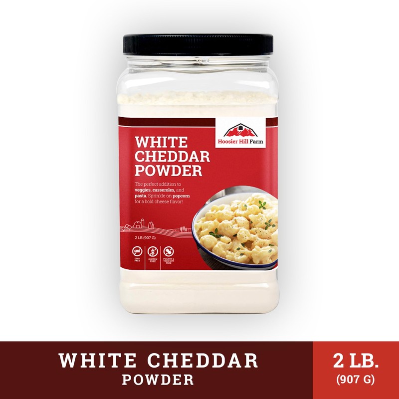 Hoosier Hill Farm White Cheddar Cheese Powder, 2LB (Pack of