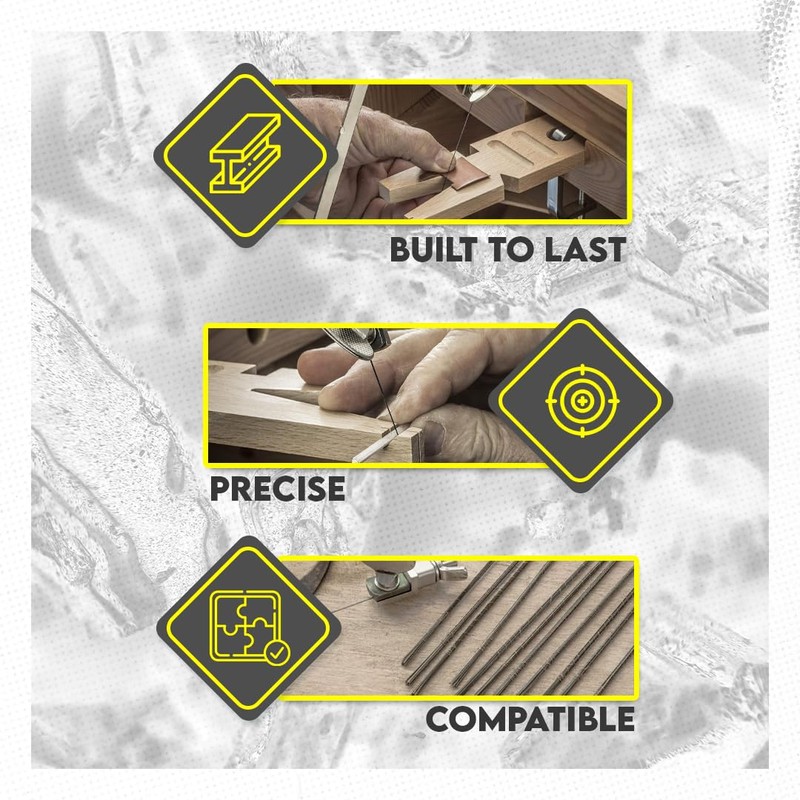 SE 3-in-1 Professional Jeweler's Saw Set - Saw Frame, 144