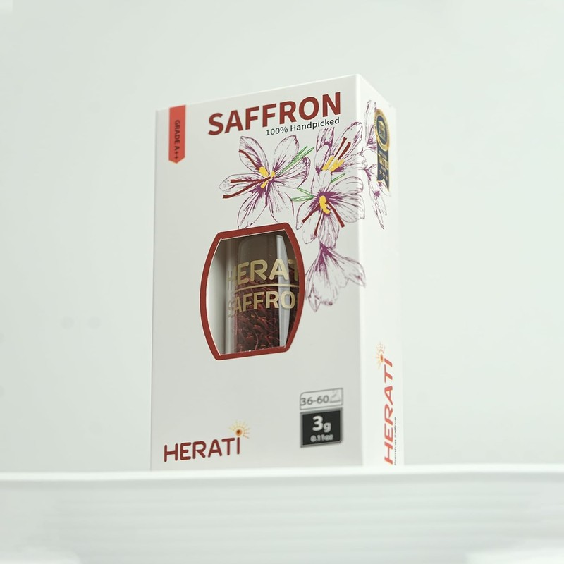 Herati Premium Saffron 3 Grams Superior Saffron Threads, High Premium