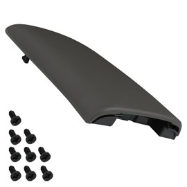 TQPONLY Center Console Armrest Leather Lid Cover | for Ford Explorer 1995-2001,Explorer Sport Trac 2001-2002 & Mercury Mountaineer 1997-2001 | Replaces 924-883 1L2Z-9806024-AAB (Dark Graphite)