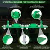 Heavy Duty Bolt on Tractor Bucket Hook Grab Hooks D