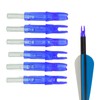 6Pcs Lighted Arrow Nocks High Visibility High Light Transmittance Waterproof