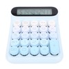 Mechanical Switch Calculator, 24 Keys Auto Sleep Desktop Large LCD