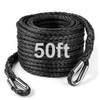 3/8 inch Synthetic Winch Rope, 26,500 Lbs Breaking Strength Winch