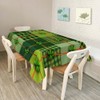 Walmsco Tablecloth Green Clover Decor For Dining Room Kitchen Rectangular