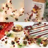 SoonHua Jingle Bells Pinecone Christmas Decoration String Lights