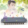 Blues Harp Harmonica 10‑Hole Professional Mouthorgan G Key Gifts Stainless
