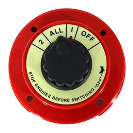 Battery Disconnect Switch,12V Battery Selector Switch Waterproof Marine Battery Master Switch Isolator for Power Disconnect Cut Off,Marine Battery Isolator for Boat Car RV ATV Vehicle Auto Truck