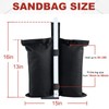 ABCCANOPY Canopy Weights 120 LBS Gazebo Tent Sand Bags,4pcs-Pack (Black)