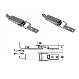 Model Railway Baseboard / Table Locking Spring Clip (8)