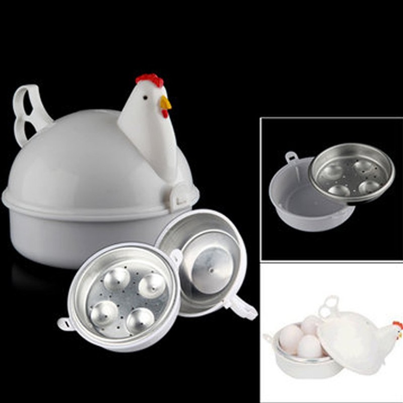 Microwave Egg Boiler, 4 Eggs Boiler Cooker, Microwave Egg Steamer