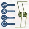 Sourcing Map Metal Tension Spring Bronze Tone Steel Compression Spring
