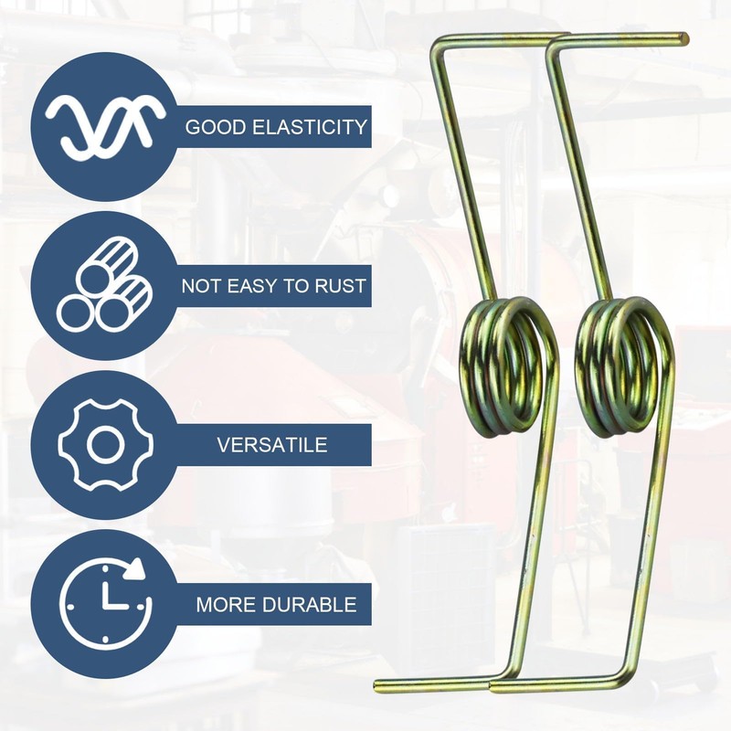 Sourcing Map Metal Tension Spring Bronze Tone Steel Compression Spring