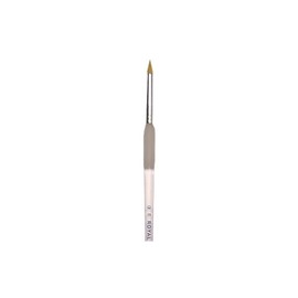 Soft-Grip Golden Taklon Short Round Brush-Size 6 (SG255-6)