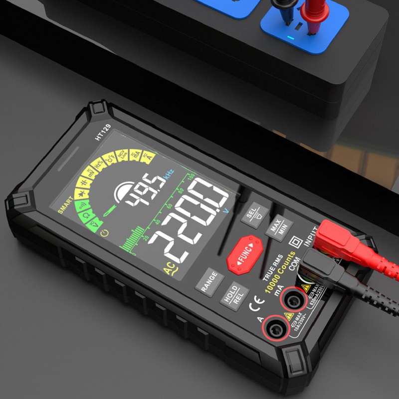 Digital Multimeter Smart High Accuracy Large Display Screen Ohm Volt