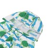 Reflective Puppy Raincoat Sea Turtle Pattern Lightweight Breathable Waterproof Pet