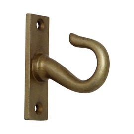 RCH Hardware HK-IR8396-55 Iron Harbour Ceiling Hook, 2.2 Inch, Antique Brass