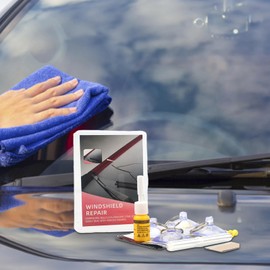 Windshield Chip Repair Kit | Glass Scratch Repair Kit Windshield Repair Kit - Window Repair Kit, Glass Repair Fluid for Women, Men