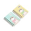 Operitacx 4pcs Cartoon Note Pads Kraft Notebooks Memo Kraft Notepads