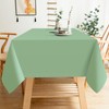 FALIZIFU 2 Pack Sage Green Plastic Tablecloth Disposable Table Covers