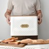 EMAX HOME Extra Large Space Saving Farmhouse Bread Box With