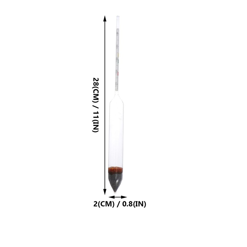balacoo Sea Water Densitometer Brine Hydrometer- High Precision Salinity Hydrometer-