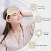 Natural Silk Sleep Mask, Blindfold, Super Smooth Eye Mask,100% Pure