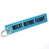Rotary13B1 - Insert Before Flight Keychain - Light Blue