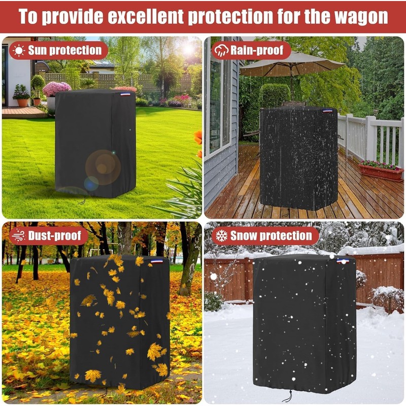 Rilime Wagon Cover compatible with Wonderfold Wagon W2 Series(Cover-Only),Waterproof 420D