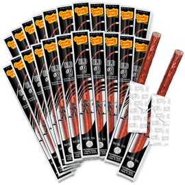 Country Meats, Meat Sticks, 0 Trans Fat, USDA Certified, Good Source of Protein, Carb Conscious Snack (24 Meat Sticks, Old #9)